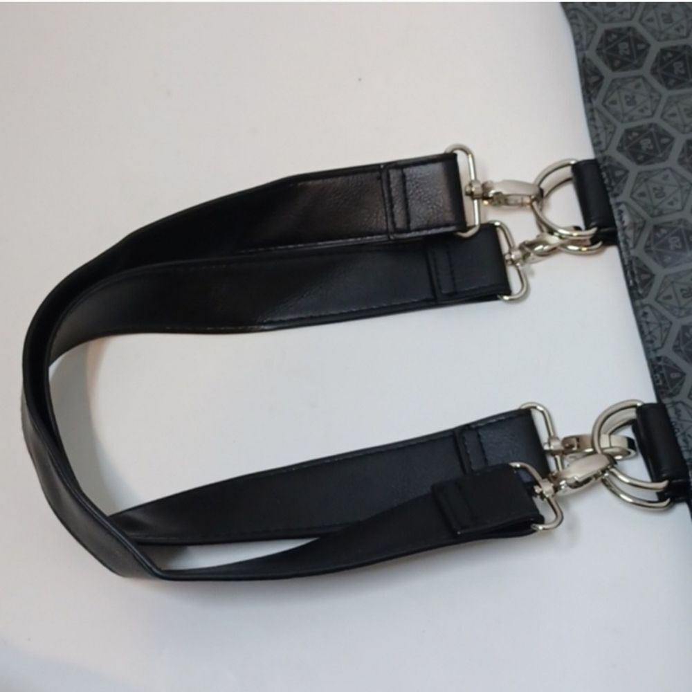 Thinkgeek Stylish Gray Hexagon Tote Bag - image 3